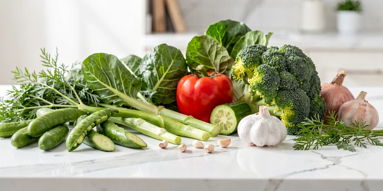 Frische Zutaten und Nutriziologie